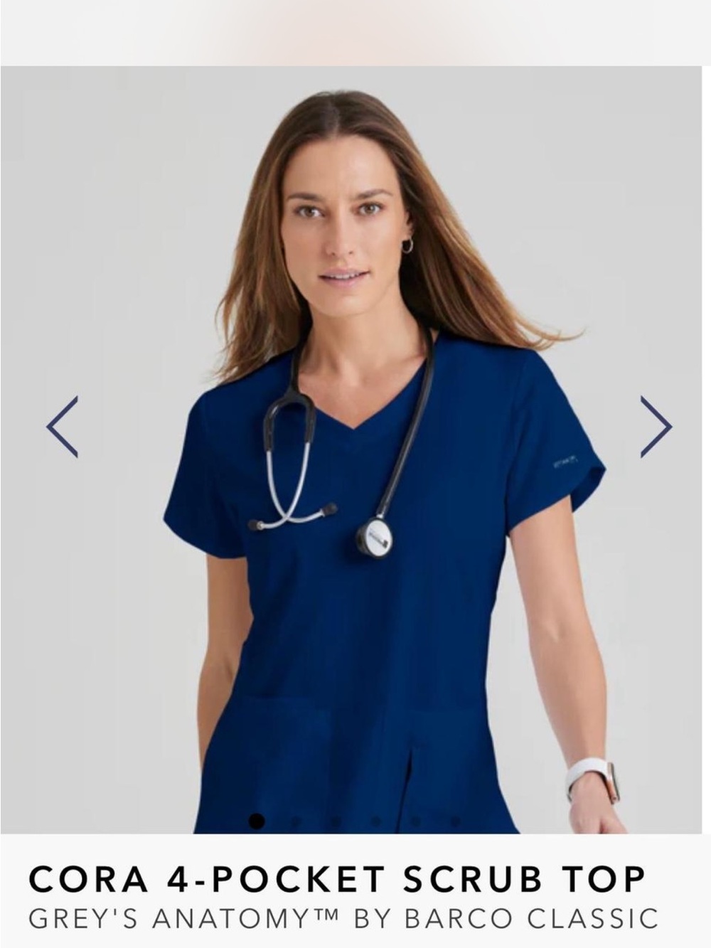 Grey's Anatomy Cora Scrub SET - Navy Blue